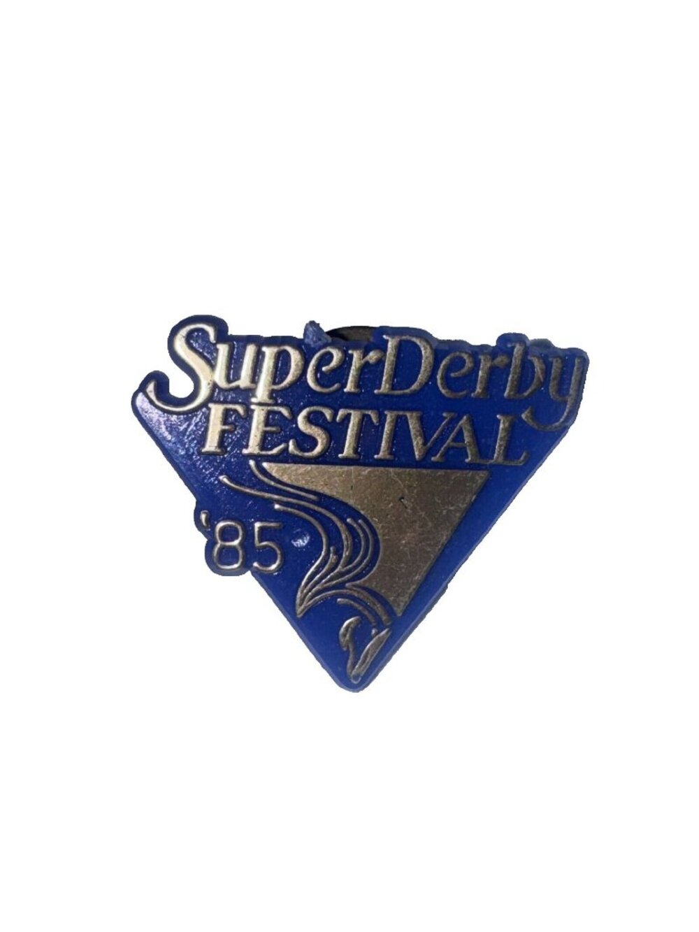 1985 Super Derby Festival Vintage Lapel Pin